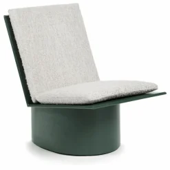 Fauteuil Valerie en acier laqué | Vert