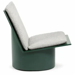 Fauteuil Valerie en acier laqué | Vert