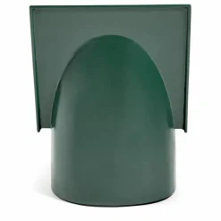 Fauteuil Valerie en acier laqué | Vert