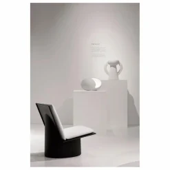 Fauteuil Valerie en acier laqué | Noir