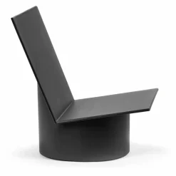 Fauteuil Valerie en acier laqué | Noir