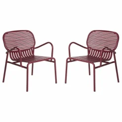 Fauteuil Week-end - Lot de 2 | Bordeaux