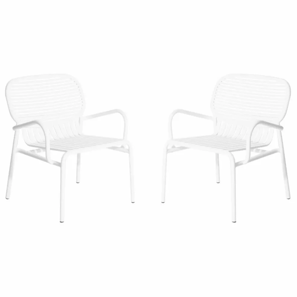 Fauteuil Week-end - Lot de 2 | Blanc