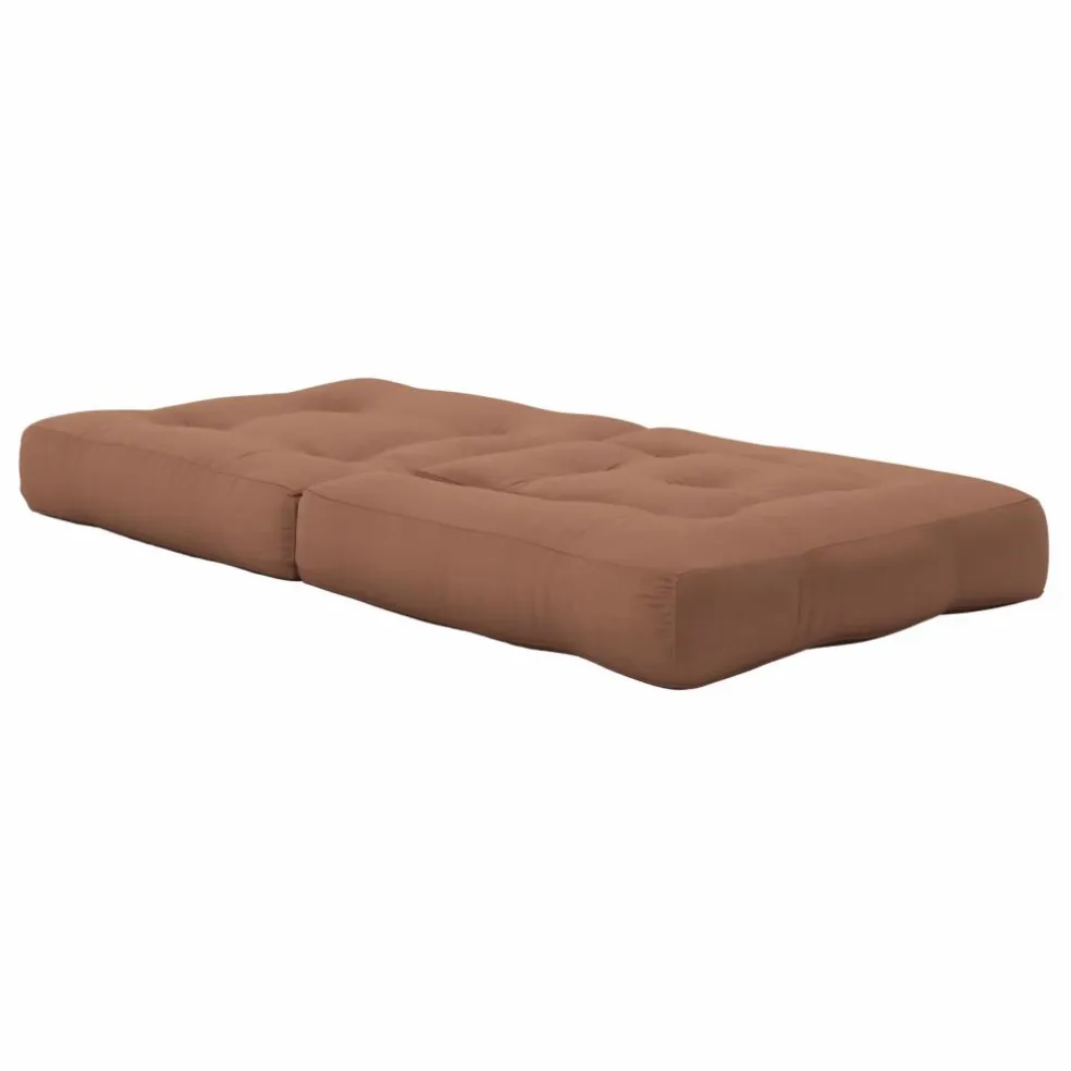 Fauteuil-pouf Cube pour enfant | Brun