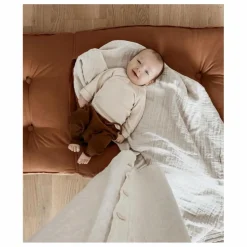 Fauteuil-pouf Cube pour enfant | Brun