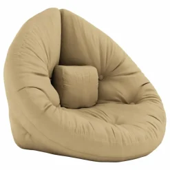 Fauteuil-pouf Nido pour enfant | Beige