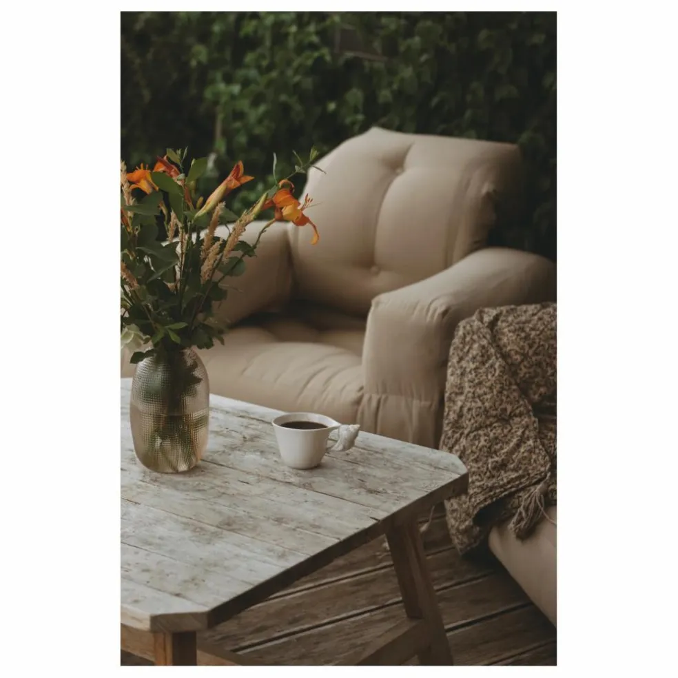 Fauteuil-pouf outdoor | Beige
