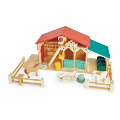 Ferme en bois et ses accessoires