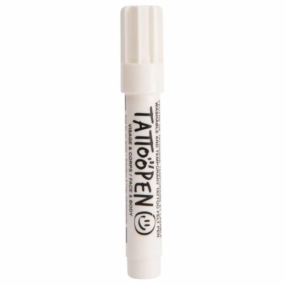 Feutre de tatouage temporaire Tattoopen | Blanc