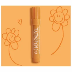 Feutre de tatouage temporaire Tattoopen | Orange