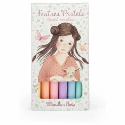 Feutres pastels Les Rosalies - Boîte de 6