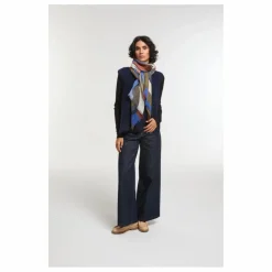 Foulard Alchimie Laine | Bleu