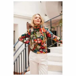 Foulard Alma Berries | Vert