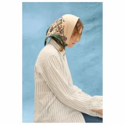 Foulard Autumn Blackberry Soie | Ecru