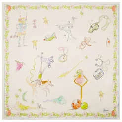 Foulard Court Soie | Ivoire