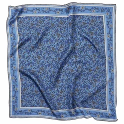 Foulard Florisima Sia Soie | Bleu