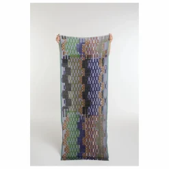 Foulard Saccade Laine | Bleu gris