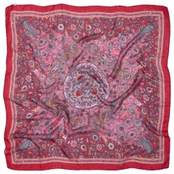 Foulard Sosaisley Sia Soie | Rouge