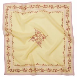 Foulard Suniflora Cotta | Jaune pâle