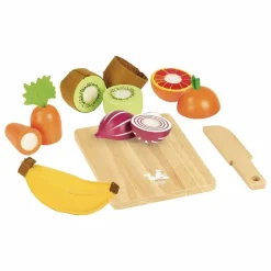 Fruits et légumes à découper en bois - Set de 7