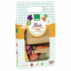 Fruits et légumes à découper en bois - Set de 7