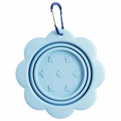 Gamelle de transport Flower | Bleu ciel
