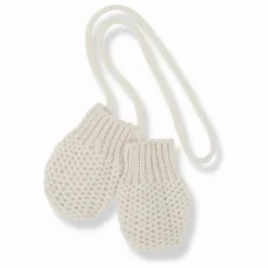 Gants Demi Laine Mérinos | Ecru