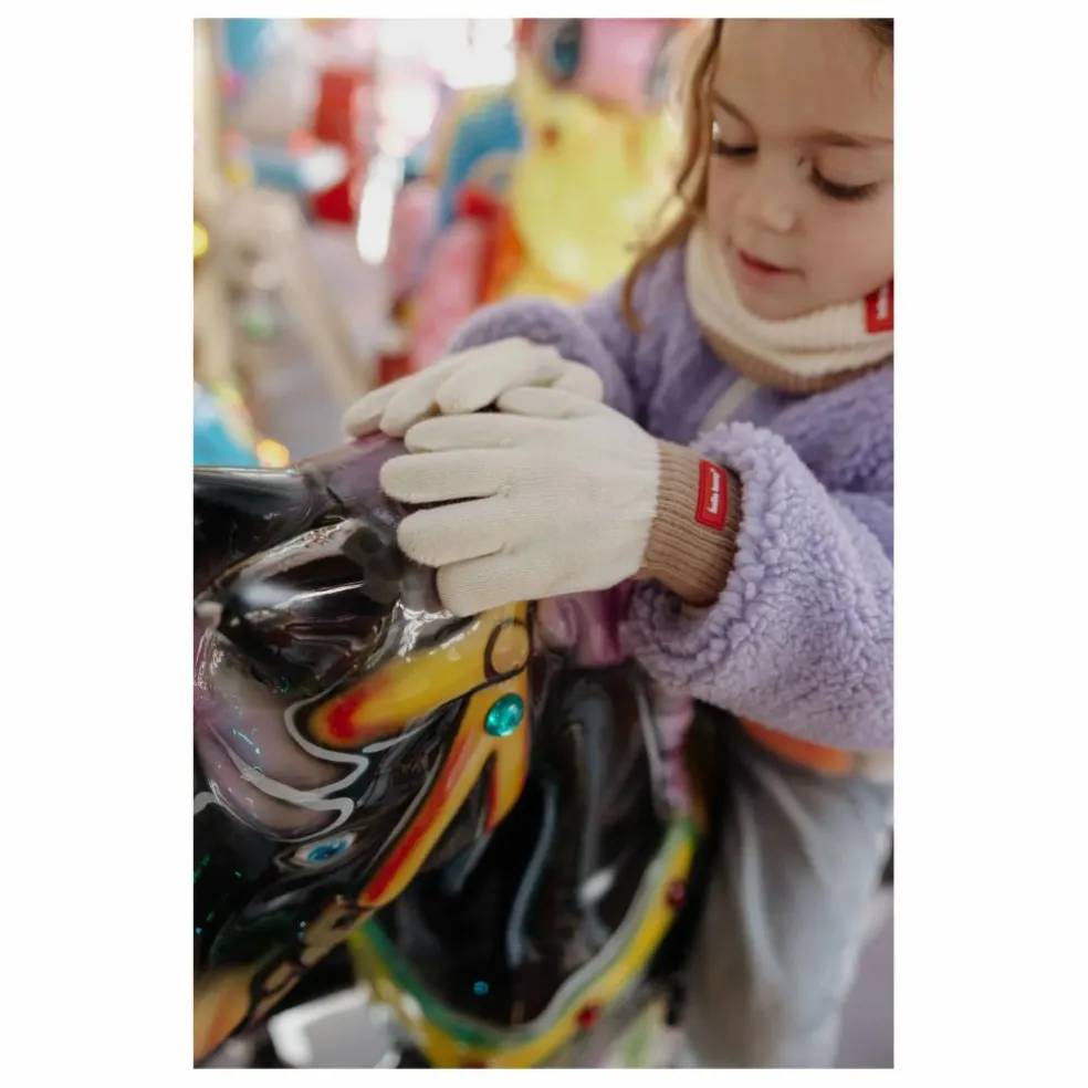 Gants Handy Sandy Coton Bio | Crème