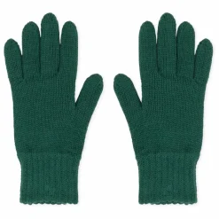 Gants Maille Coton Bio | Vert sapin