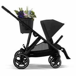 Gazelle S - Poussette évolutive tout terrain | Noir