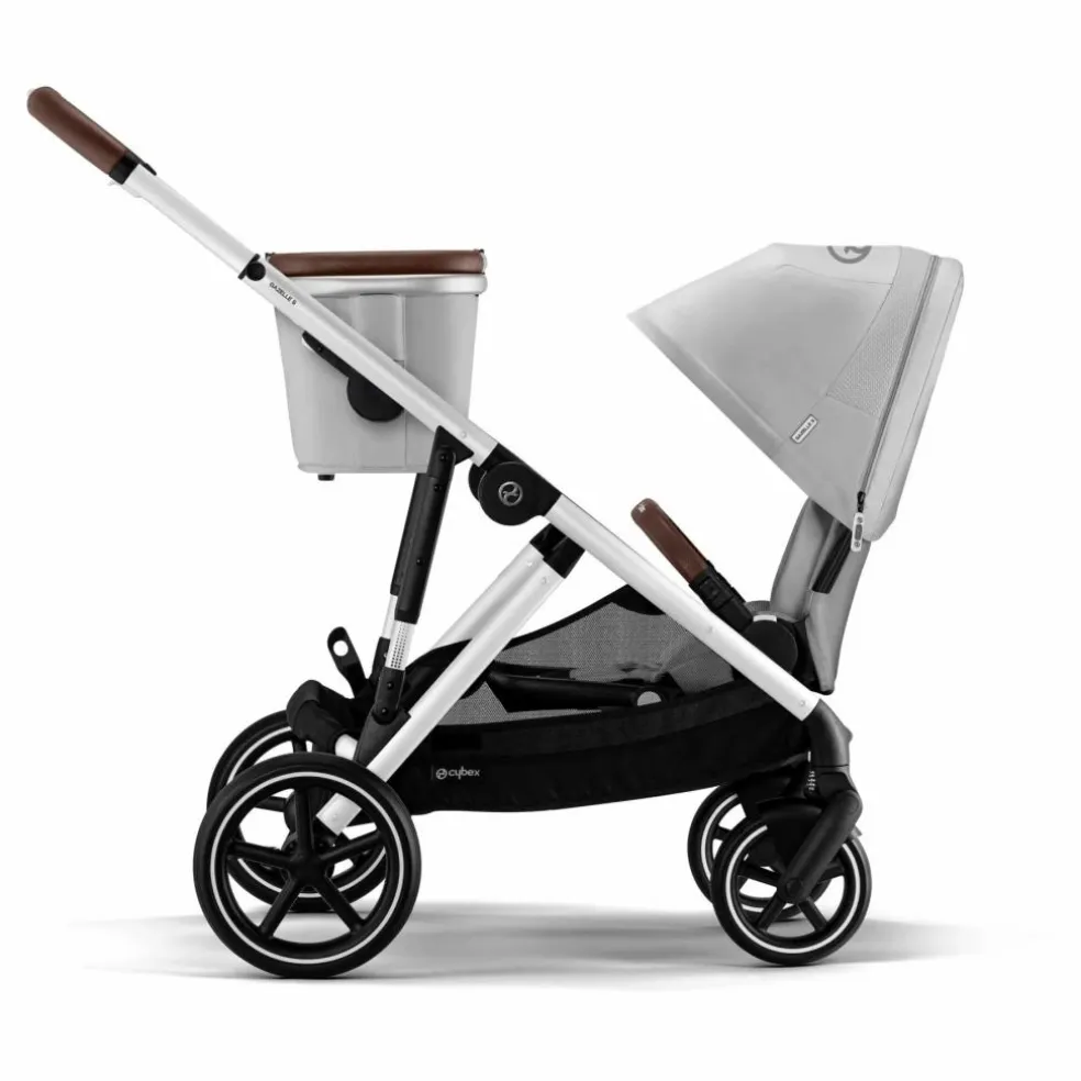 Gazelle S - Poussette évolutive tout terrain | Gris