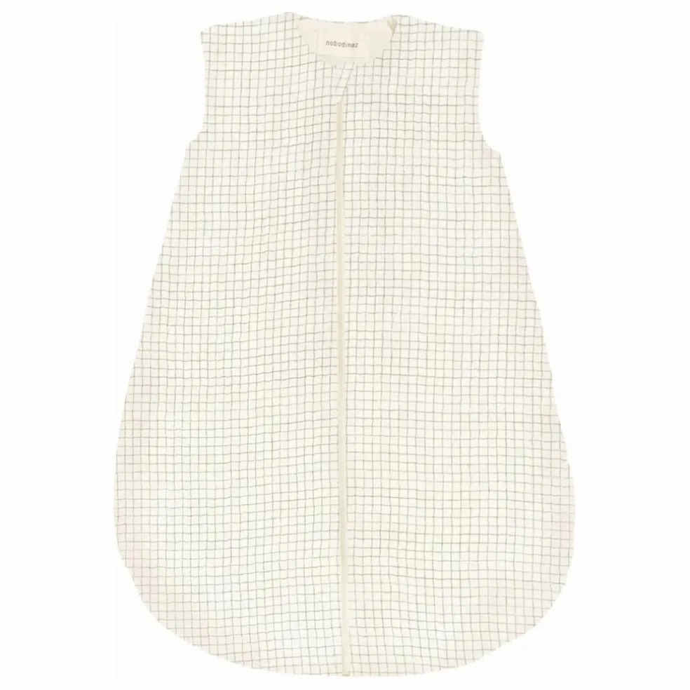 Gigoteuse mi-saison Fluffy Wabi-Sabi Blue Grid | Bleu