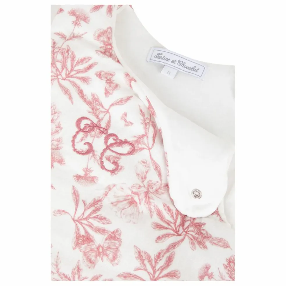Gigoteuse Toile de Jouy | Rose pêche