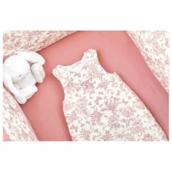 Gigoteuse Toile de Jouy | Rose pêche