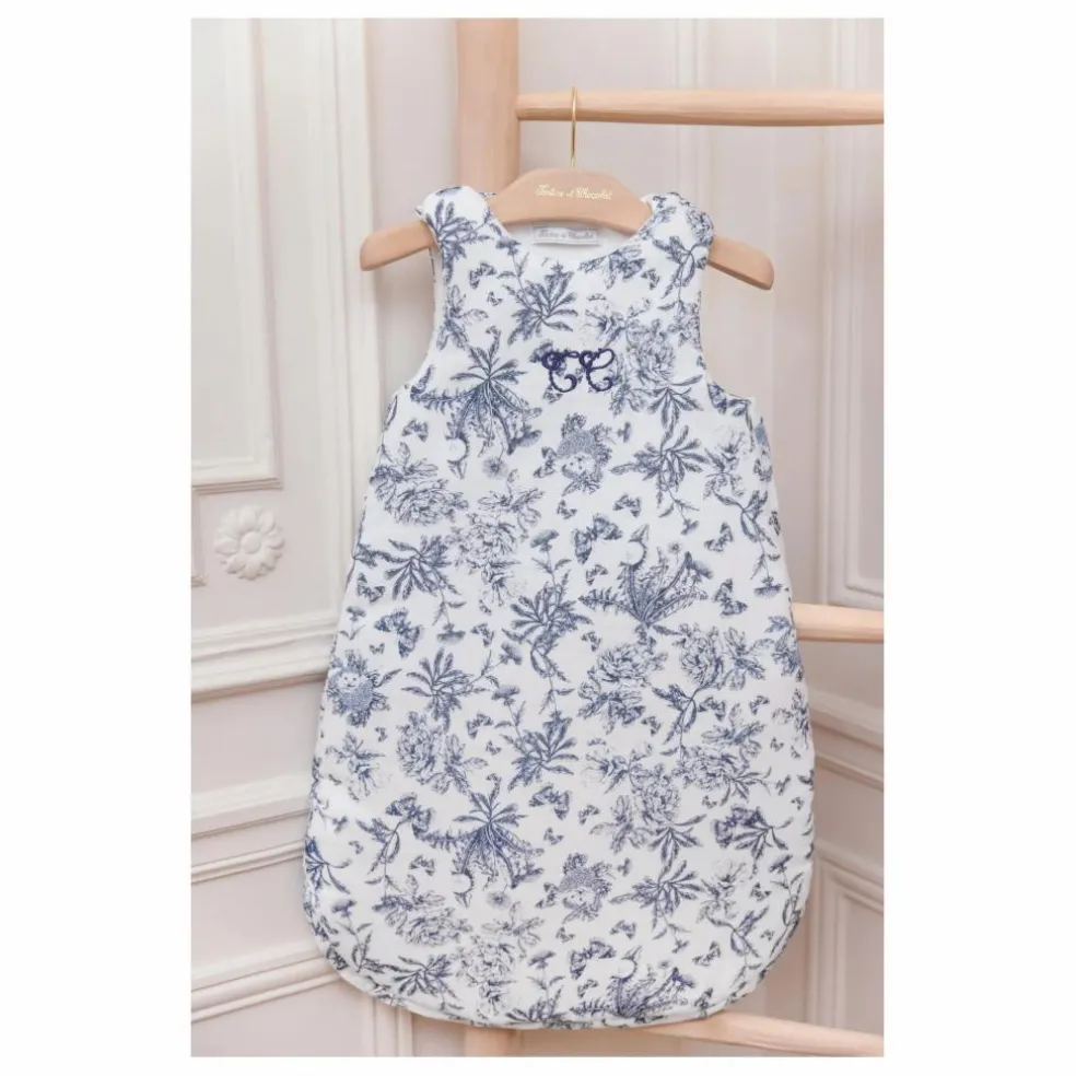 Gigoteuse Toile de Jouy | Bleu marine