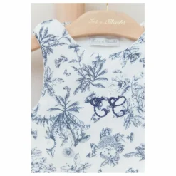 Gigoteuse Toile de Jouy | Bleu marine