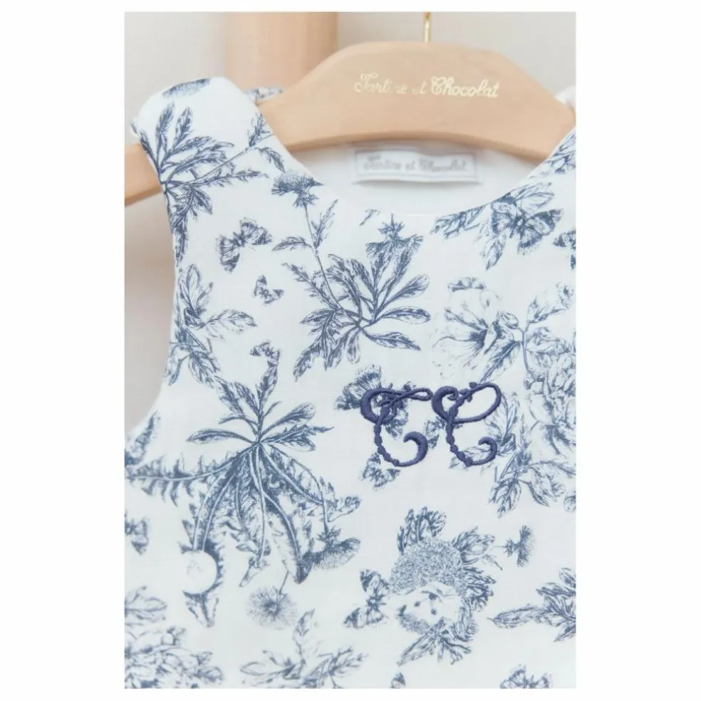 Gigoteuse Toile de Jouy | Bleu marine