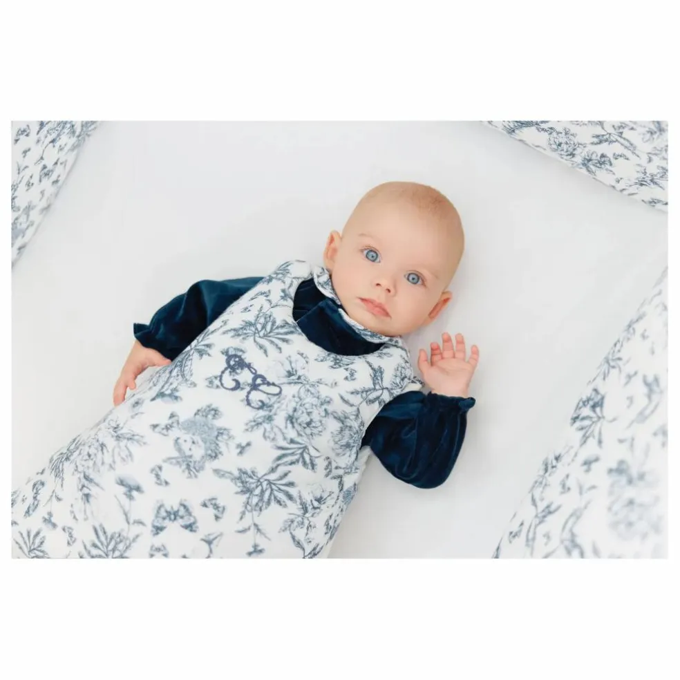 Gigoteuse Toile de Jouy | Bleu marine