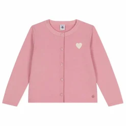 Gilet Binette Molleton Bio | Rose