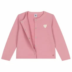 Gilet Binette Molleton Bio | Rose