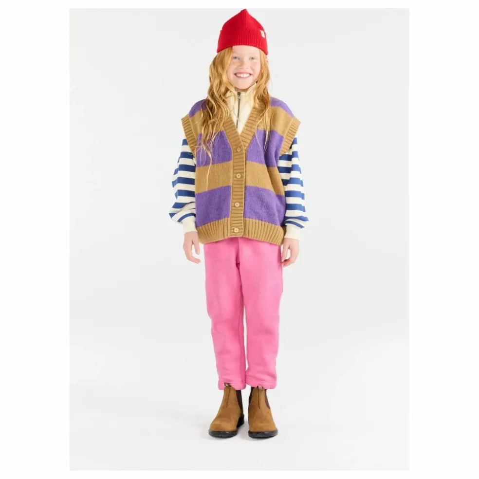 Gilet Blobfish Rayé Laine | Marron
