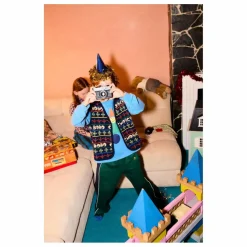Gilet Bobo Laine et Cachemire | Bleu marine