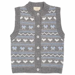 Gilet Cachemire | Gris
