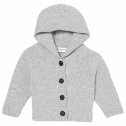 Gilet Capuche Cachemire | Gris