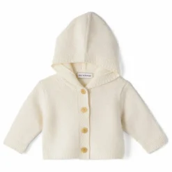 Gilet Capuche Cachemire | Ecru
