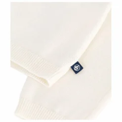 Gilet Col Pailleté Laine | Ecru