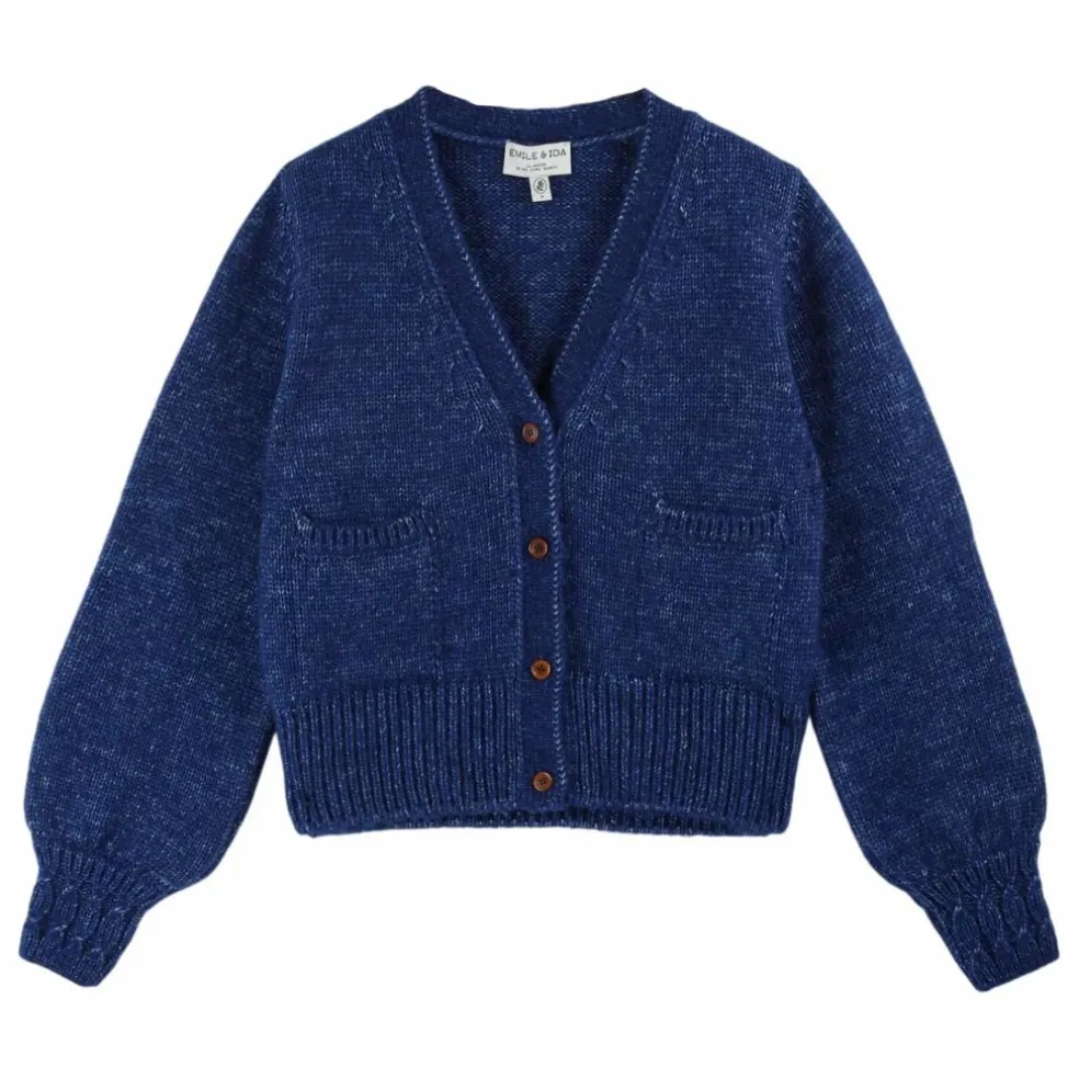 Gilet Cora Laine Mérinos Extra Fine | Bleu roi