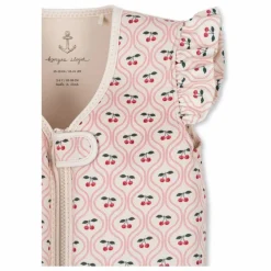 Gilet de natation à volant Cherry | Rouge cerise