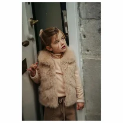 Gilet Façon Fourrure Roswita | Rose pêche