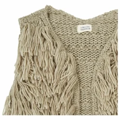 Gilet Franges | Gris